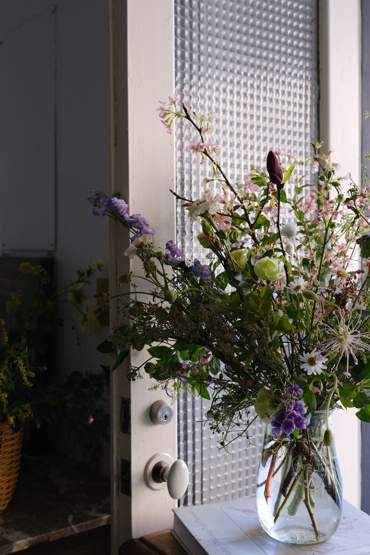 Entryway floral display