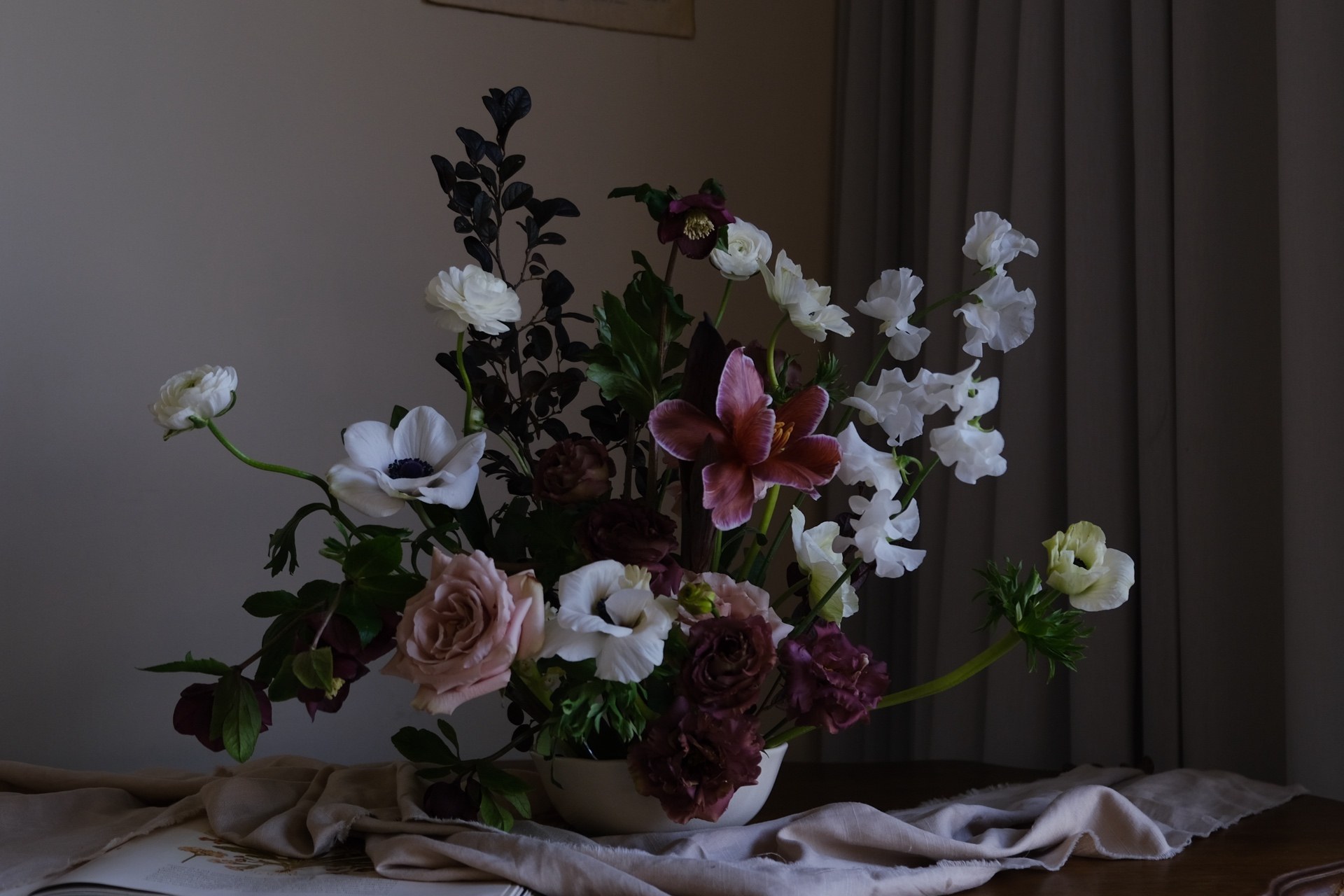 Elegant floral composition