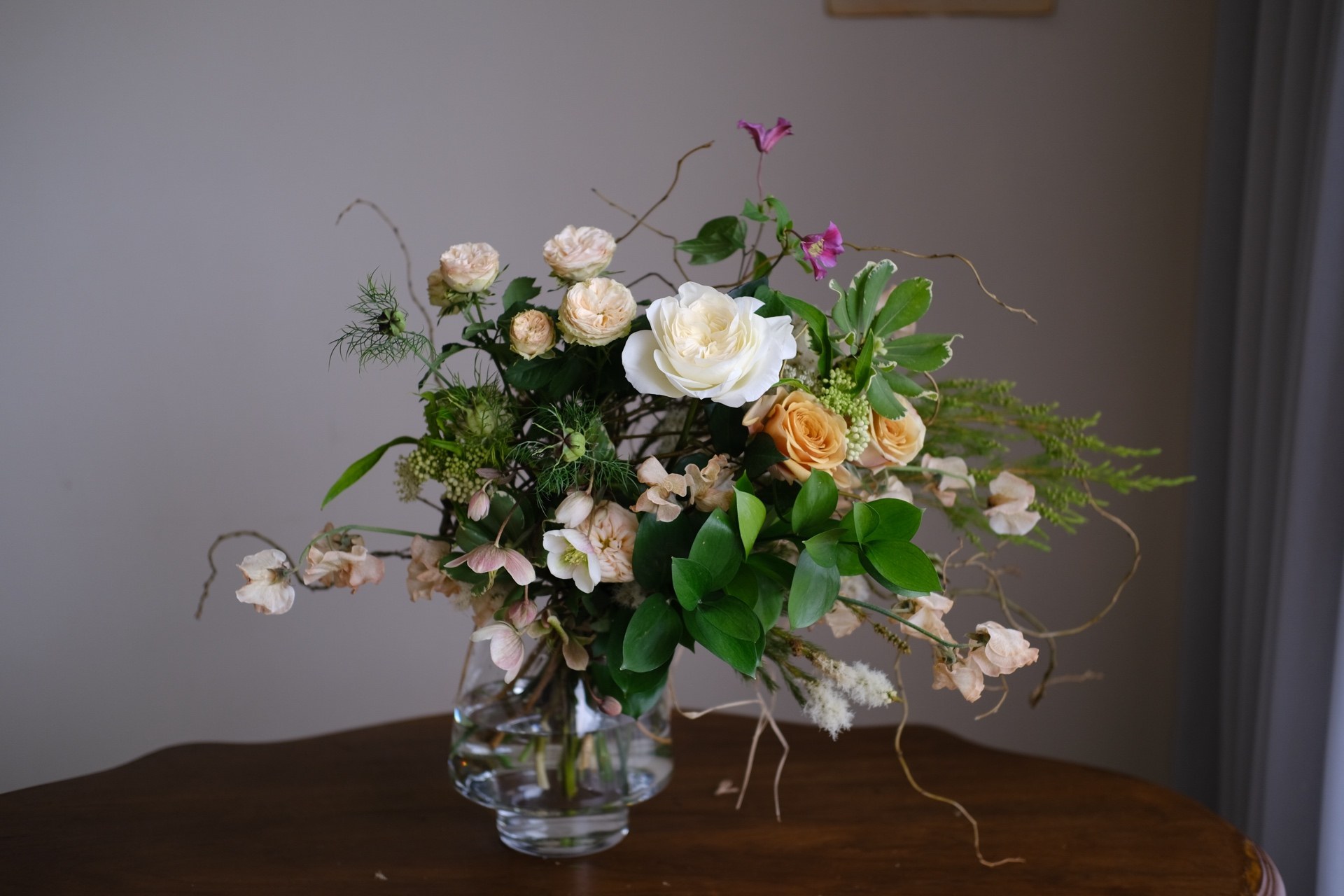 Peach & pink arrangement