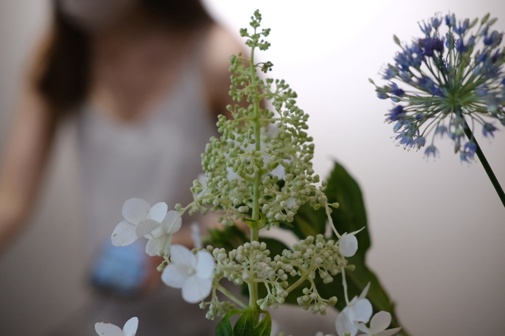 Student floral arrangement